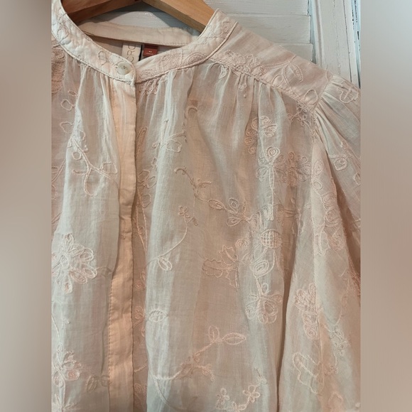 Anthropologie Pilcro sheer dolman sleeve top - Picture 2 of 4